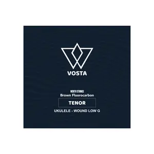 Worth Brown by Vosta Fluorocarbon Tenor Ukulele Strings - Wound Low G