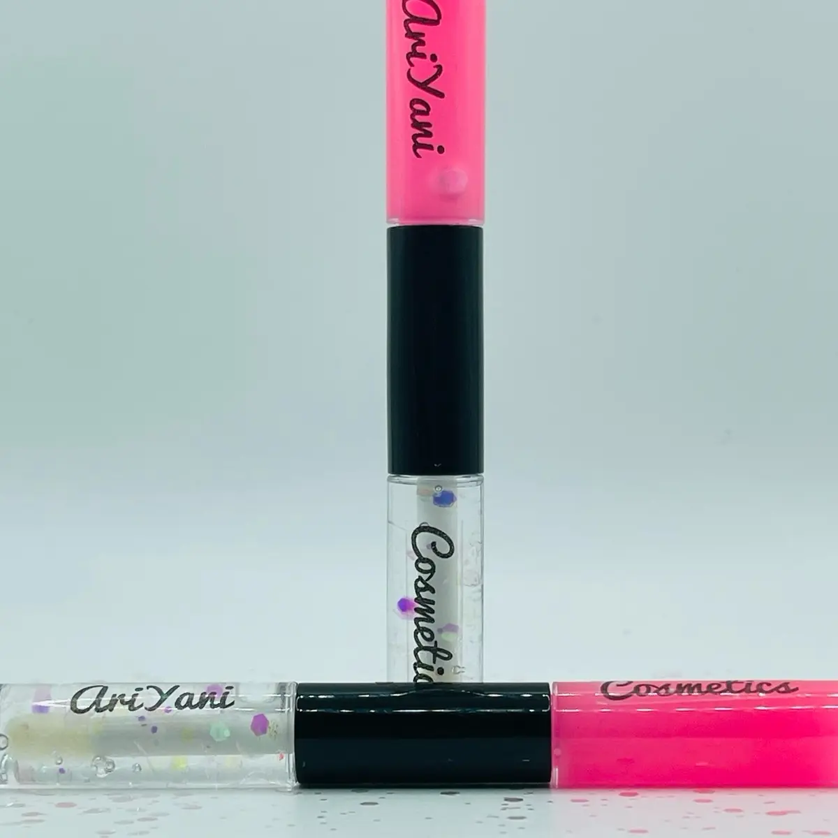 Dual Tubed Honey Peach Scented Lip Gloss