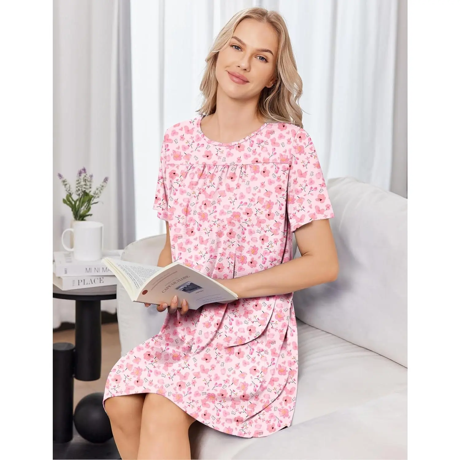 Women's Post Surgery Tear Away Snap Open Back Hospital Gown - Soft Adaptive Clothing Nightgown Dress for Shoulder Recovery Comfortable Easy Wear Patient Garment Women's Post Surgery Tear Away Snap Open Back Hospital Gown - Soft Adaptive Clothing Nightgown Dress for Shoulder Recovery Comfortable Easy Wear Patient Garment