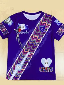 Guatemala Traditional Blue Jersey, Colorful Zigzag Pattern, Flag Elements, Parrot Design, Text Identifier, Unisex Sports Shirt, Gym Workout Clothes, Athletic Apparel