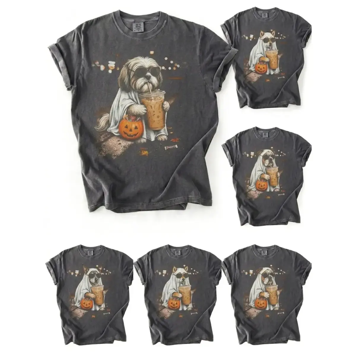 Comfort Colors Custom Dog Breed Halloween Shirt - Funny Skeleton Chasing Dog Tee, Personalized Pet Name Spooky Season Gift, Vintage Graphic Halloween Dog Mom Apparel, Cute Puppies Skeleton Running Tshirt, Retro Graveyard Dog Lover Holiday Outfit
