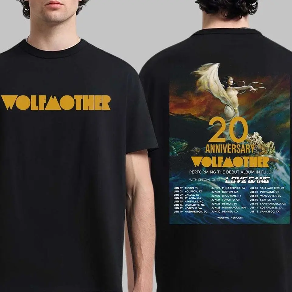 Wolfmother 20th Anniversary Tour 2026 T-Shirt