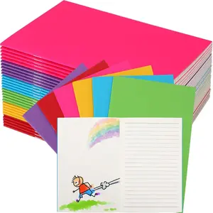 6 Pcs Blank Books to Write Stories Bulk Composition Notebooks Colorful Soft Cover Ruled Lined Journals for Drawing, Perfect Gift (Classic Colors)