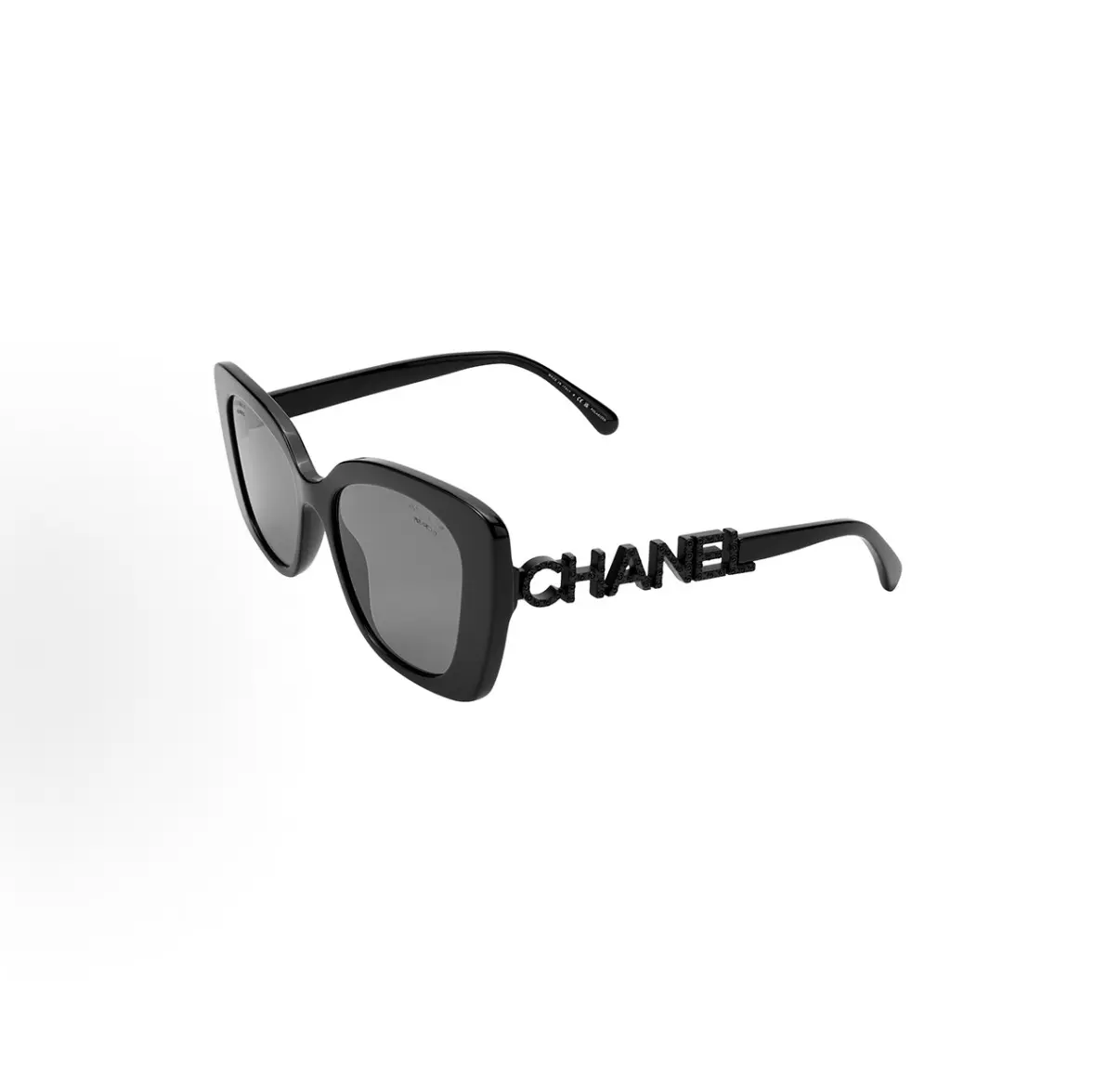 Pre-owned Brand New,Chanel Letter Logo Cat Eye Sunglasses