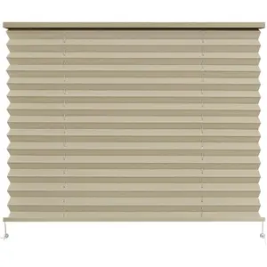 32" W x 24" L Cappuccino RV Pleated Blinds & Window Shades, Camper Blinds for RV Campers Travel Trailers Motorhome Windows