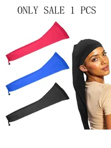 Women's Adjustable Elastic Braided Hair Socks, /blue// Non-Slip Hairstyle Accessories, Sports Headband, Workout Headband, Perfect for Gym, Party, Daily Use