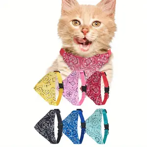 6 PCS Adjustable Pet Supplies Cat Collar, Pet Fashion Accessories, with Detachable Bow, Suitable for Pet Daily Fashion Wear and Outing