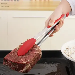 1pc High Temperature Food Clips, BBQ Barbecue Clips, Bread Clips - Heat Resistant Nylon Tip for Cooking, Serving, Grilling, Grilling, Salad - Baking Tools, Kitchen Cooking Accessories, Kitchen Utensils Gadgets