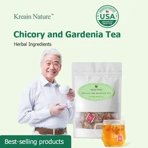 Kreain Nature 8 Cooling Herbal Tea with Chicory, Gardenia, Orange Peel & Chrysanthemum | Quick & Refreshing | 12 Tea Bags Healthy Nature Beverage