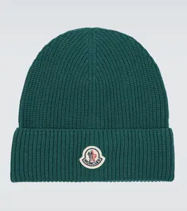 Moncler Knitted Beanie Green