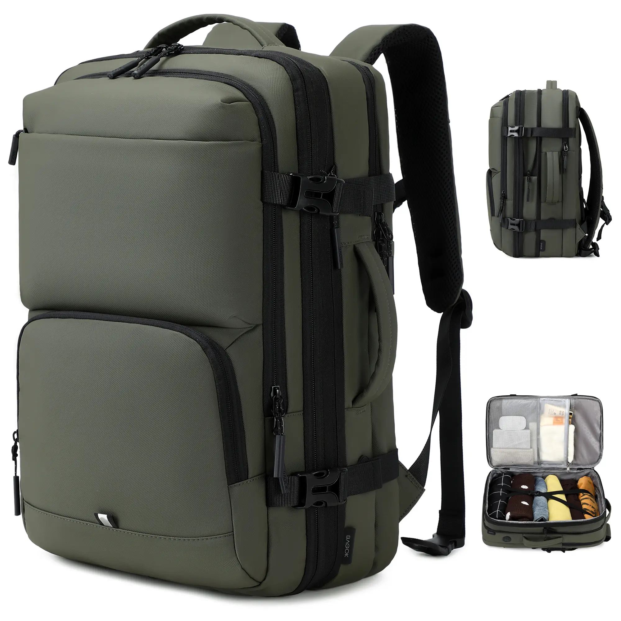 Carry On Travel Backpack, 35L-40L Expandable Extra Large Airline Approved,Lightweight Daypack for Men and Women
