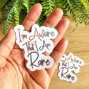 I’m Aware That I Am Rare Vinyl Sticker vinyl sticker junk journal