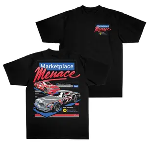 Carson Hocevar Marketplace Menace Tee, Unisex Basic Comfort Cotton Crewneck T-shirt 2 Sides For Men And Women