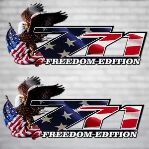 Z71 Truck Vynil Decals US Flag