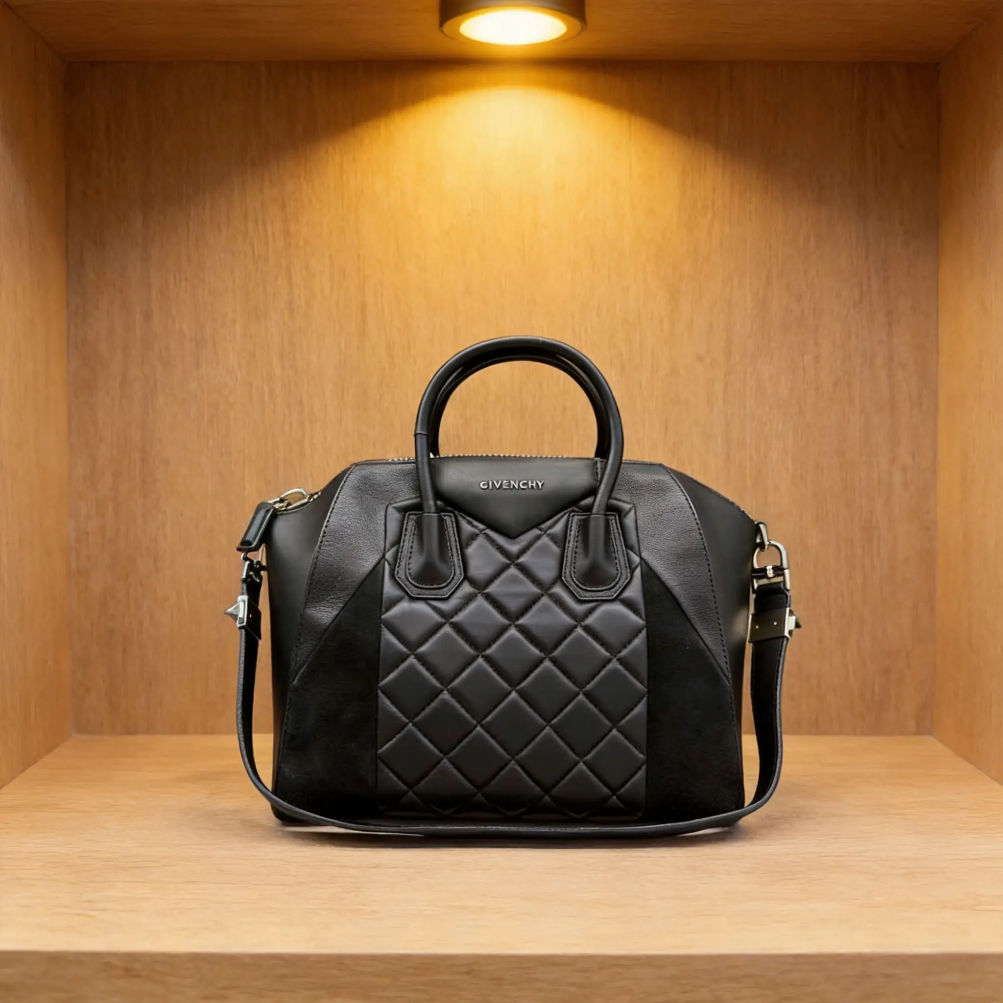 Pre-owned GIVENCHY Leather Shoulder Bag D0619903618