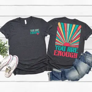 Love in Faith | You Are Enough Tee – Encouraging Faith Tee for Women, Perfect Christian Gift to Inspire Confidence in Christ