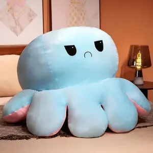 Extra Large Flip Octopus Flip-Sided Octopus Octopus  Toy Double-Sided Flip Doll Octopus  Toy weighted plush