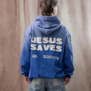 JESUS SAVES Heavy Hoodie