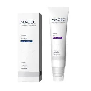 Reduces Wrinkles and Double Chin,Five Rollers for All Around Massage,Neck Firming Cream,Collagen Neck Cream,Relieves Edema,Suitable for Wrinkled Skin,with Hyaluronic Acid,VitaminC+E.