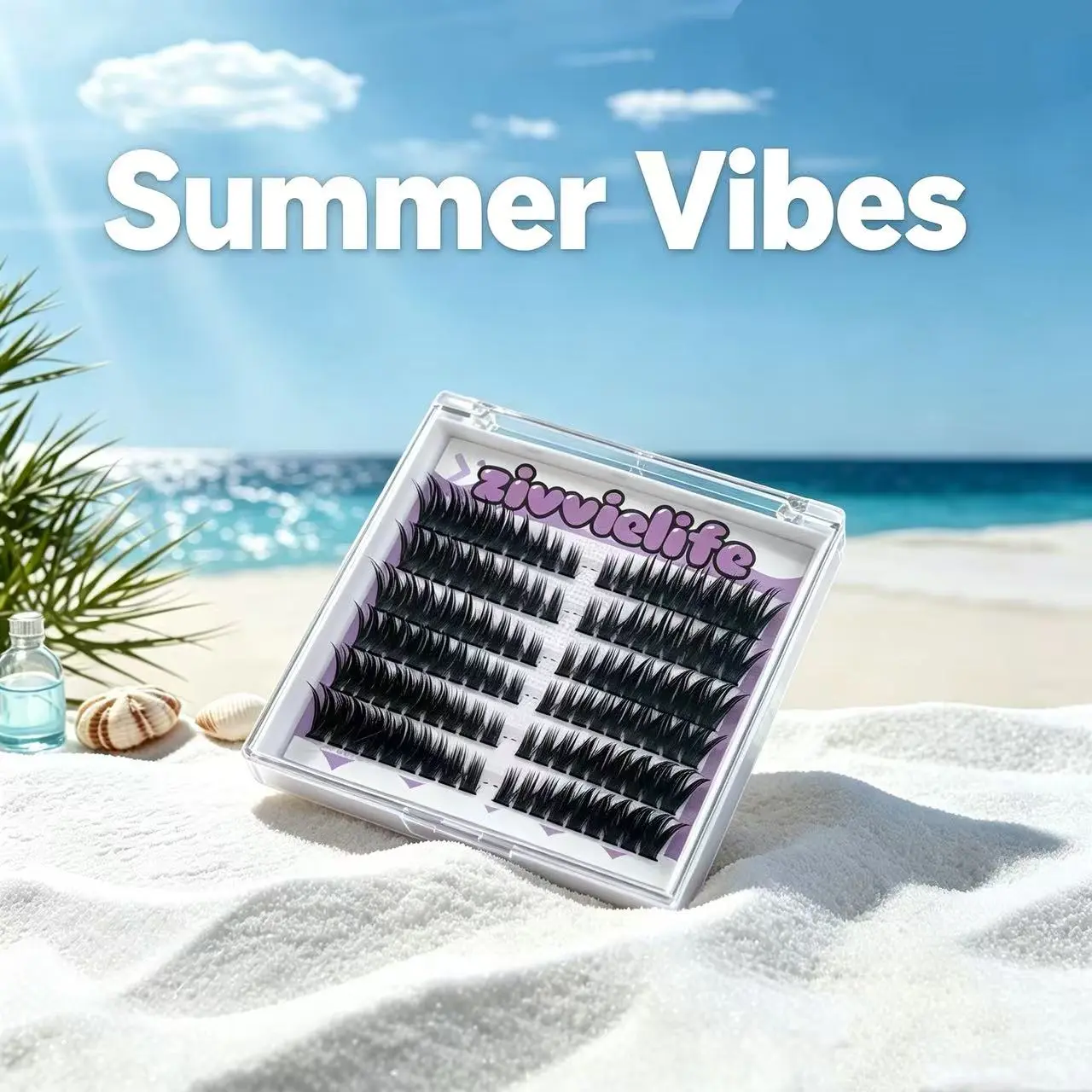 Viva Wispy Faux Mink Eyelashes - Lightweight, Fluffy Cosmetic Makeup Lashes for Daily Natural Look