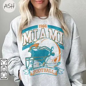 Vintage 90s Retro Style Miami Football Shirt, Miami Football Women Shirt, Game Day Shirt, Miami Football Shirt, Miami Football Gift Shirt