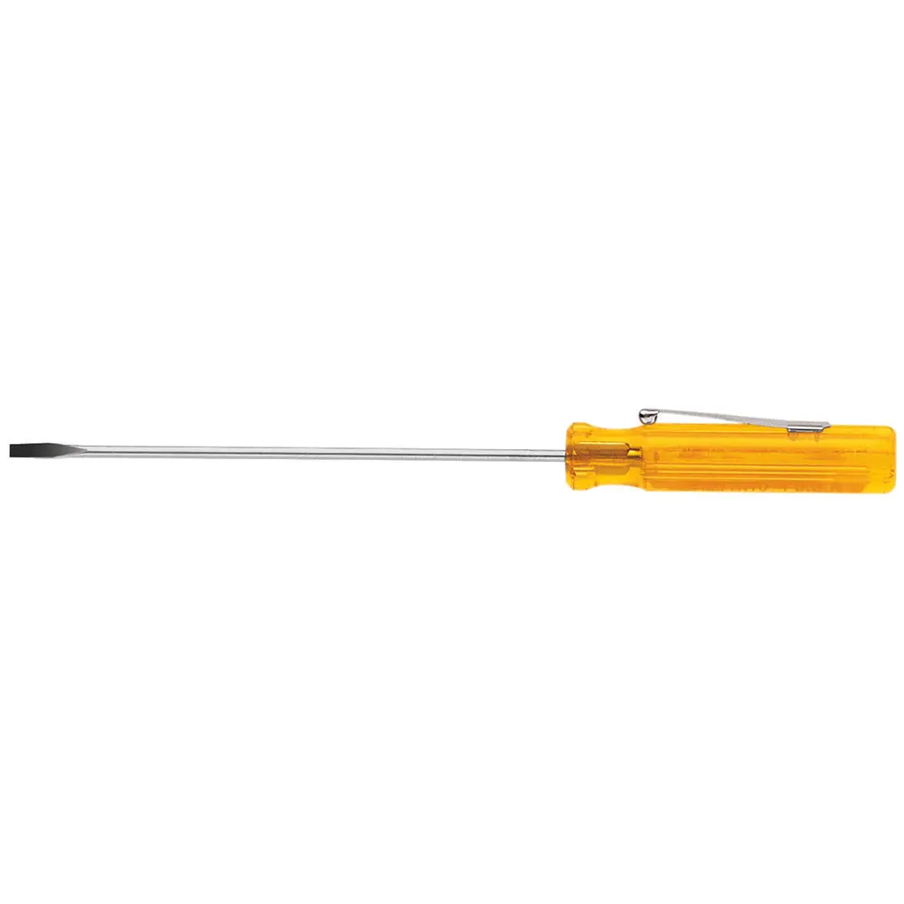 Klein Tools A130-2 Pocket Clip Screwdriver, 1/8" Tip, 2" Shaft
