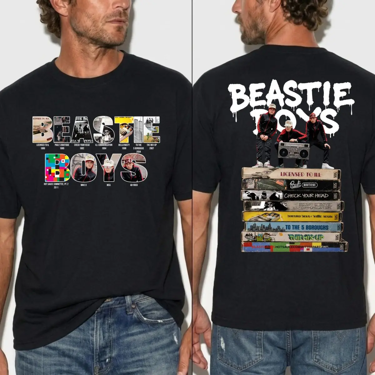Beastie Boys Full Album Tee Shirt Sweatshirt Hoodie, Music Lover Gift, Hip Hop Graphic T-Shirt, 90s Cd Rap Shirt, Retro Band Streetwear, Unisex Sweater Pullover Tee