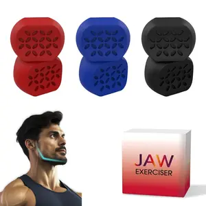 Jaw Exerciser, Jawline shaper, Jaw Exerciser for Men & Women, 3 Resistance Levels (6 pcs), Jaw Trainer Strengthener, Beginner, Intermediate and Advanced Users