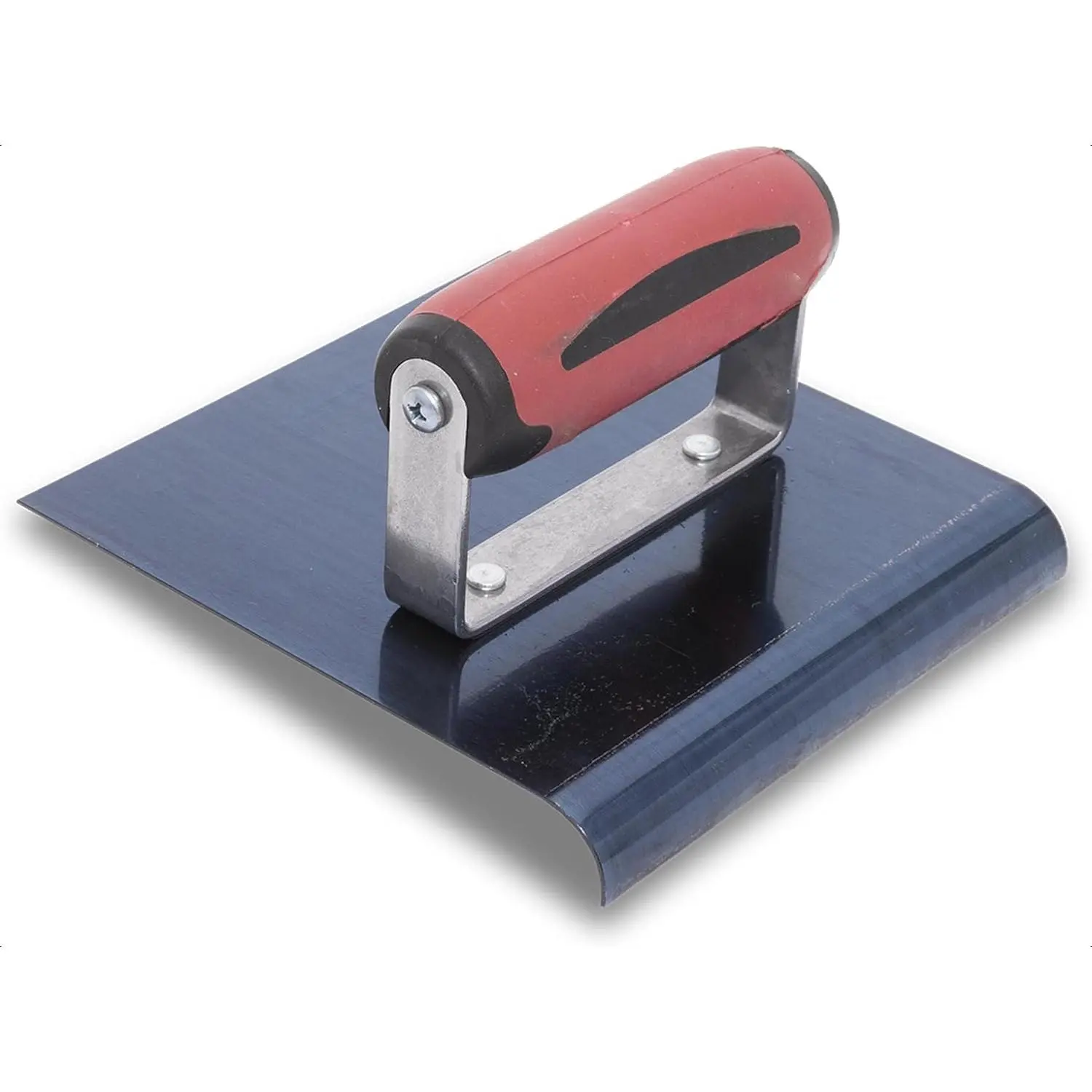 Straight Concrete Edger Construction Tool, 6x6 Blue Steel Blade, 1/2 Lip x 3/8 Lip Radius Edging Tool, Made in The USA, 162BD