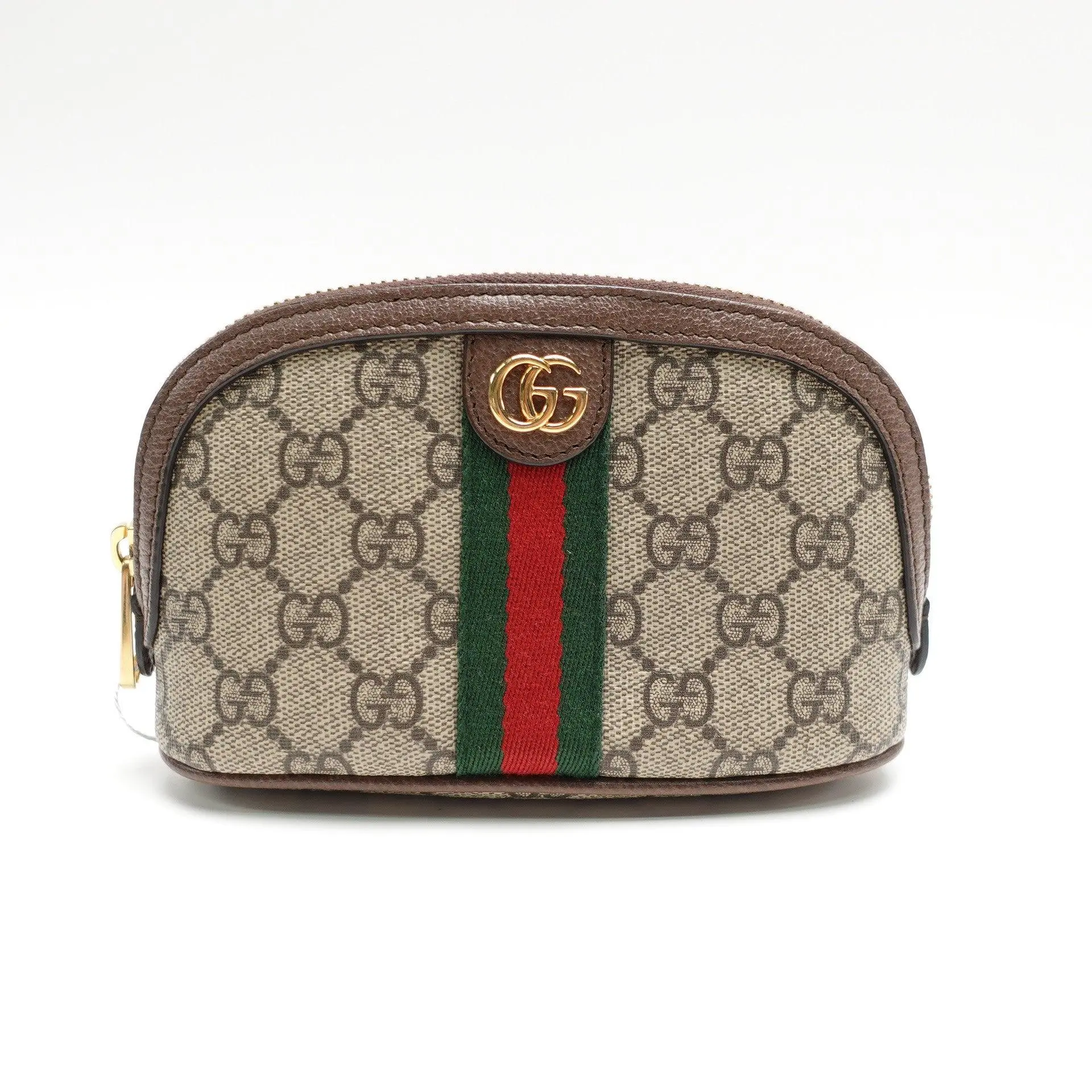 Pre-owned GUCCI GG Supreme coated canvas Small Leather Goods Ophidia Cosmetic Pouch T10442092