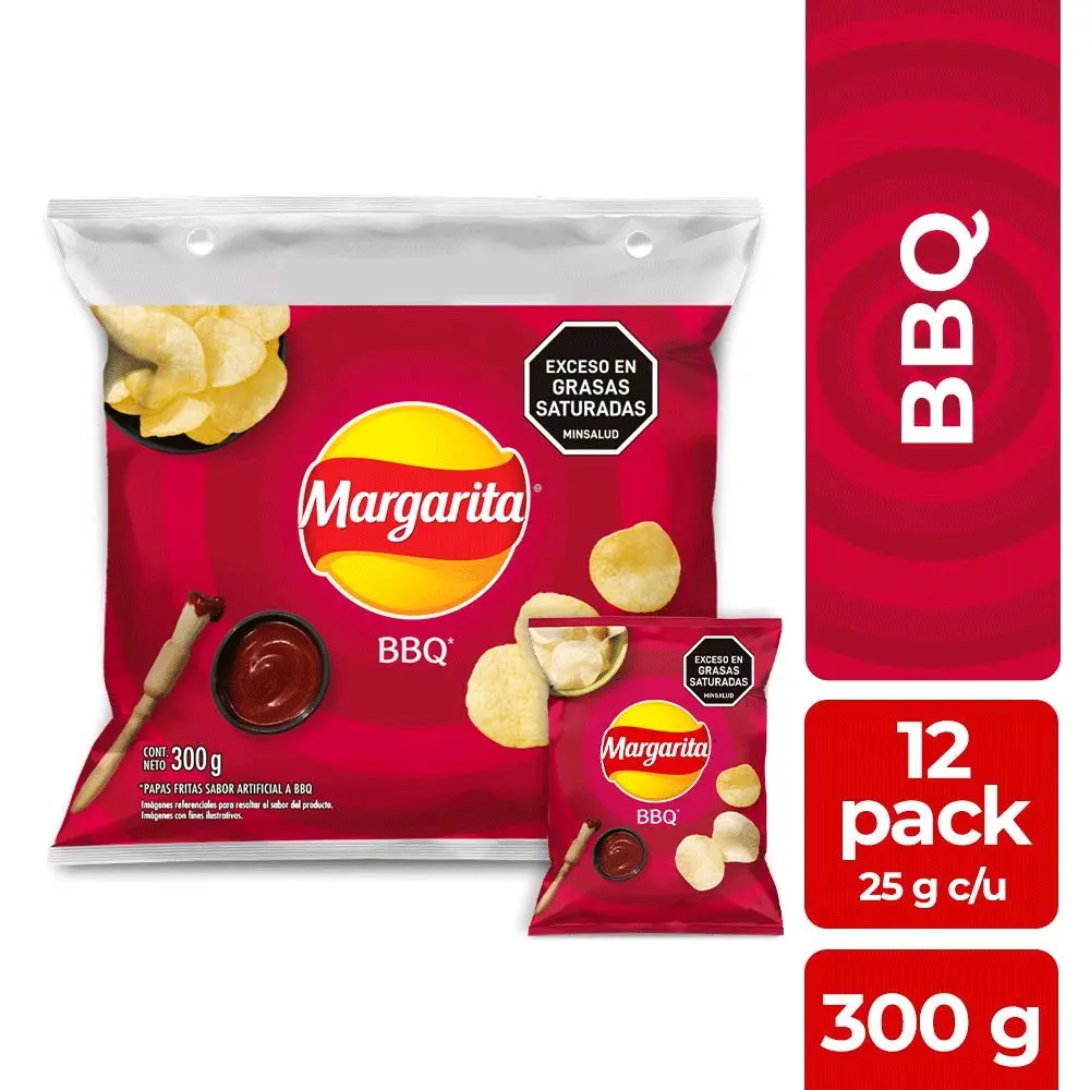 Papas BBQ Margarita Potato Chip
