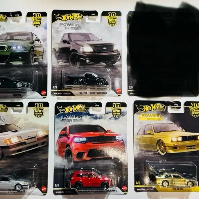 Hot Wheels Premium Car Culture 2026 Power Trip 4/5-Car Set, Including *Chase*Vehicle