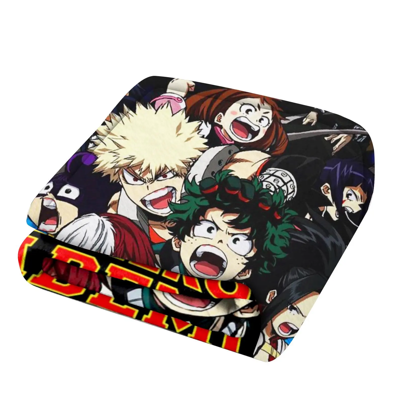 My Hero Academia Anti-Pilling Flannel Blanket Soft Plush Blanket Air Conditioner Blanket Cover Blanket,for Sofa,Bed 40*50