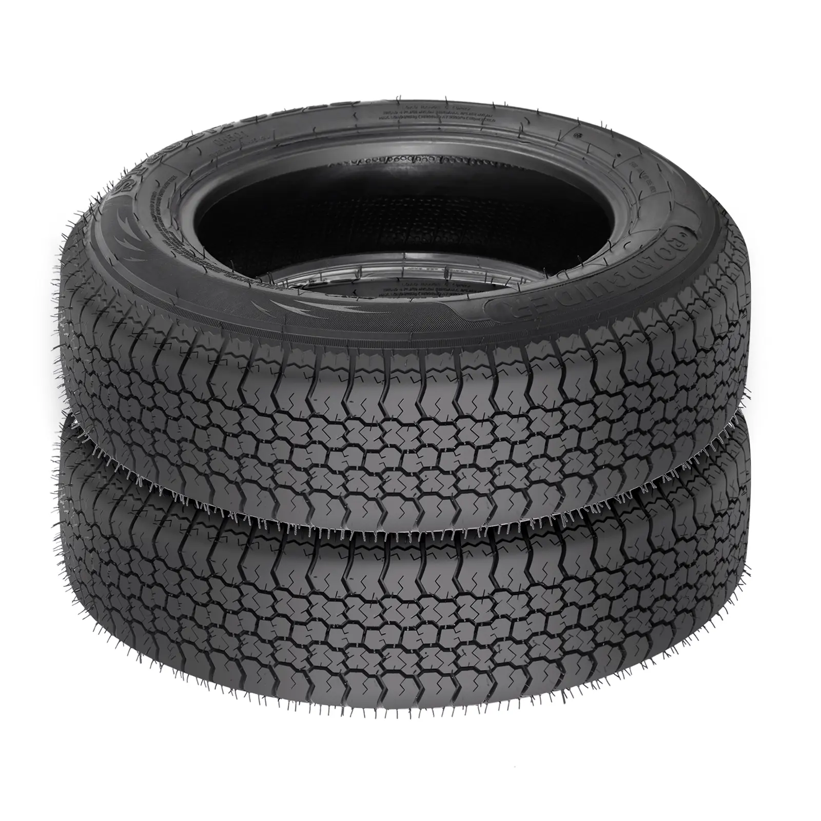 Heavy Duty Replacement Trailer Tires - ST205/75D14,  ST175/80D13 4.80-12 - 6-Ply Load Range C - 6mm Tire Depth - Durable Scuff Guard - Ideal for Utility & Boat Trailers, Safety, Load Capacity