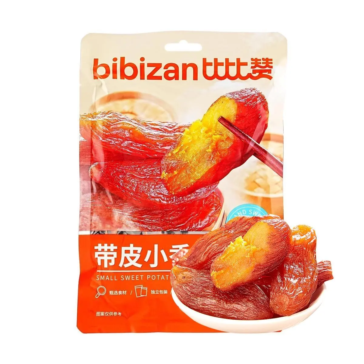 BiBiZan Sweet Potato Snacks 250g - Soft and Chewy, Only Sweet Potatoes