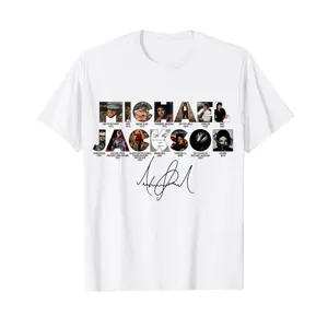 Premium 100% Cotton Michael Jackson Retro 90s Graphic Tee – Youth MJ King of Pop Tribute Shirt, Music Legend Top, Soft Lived-In Heavyweight Vintage Style Streetwear