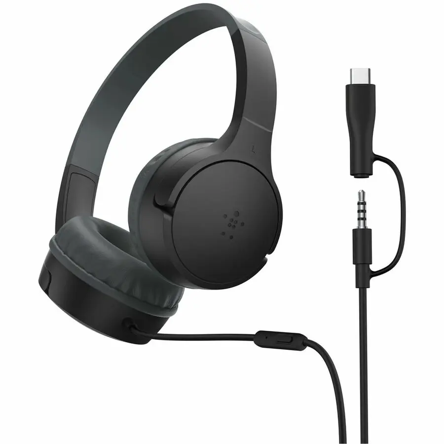Belkin SoundForm Mini New Wired On-Ear Headphones for Kids