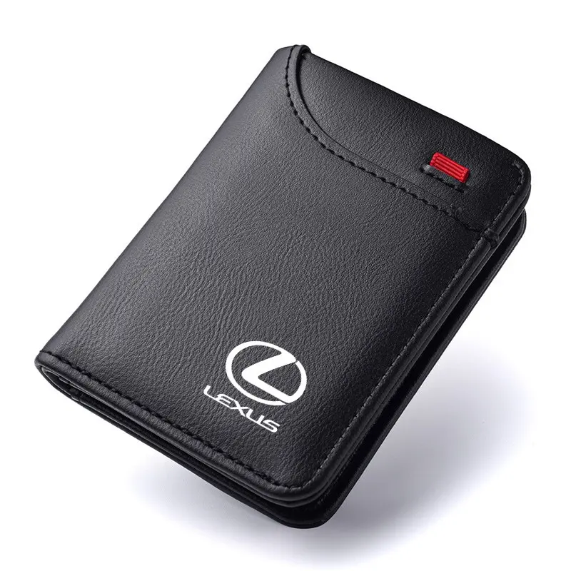 Lexus Ls Lc Rz Is350 Es300 Gs350 Ct200h Gx460 Lx570 Rx500h Nx300 Ux260 Es200 Es250 Es260 Rx300 Nx2500 Is Car Emblem Soft Leather Wallet Car Interior Accessories Car Accessory
