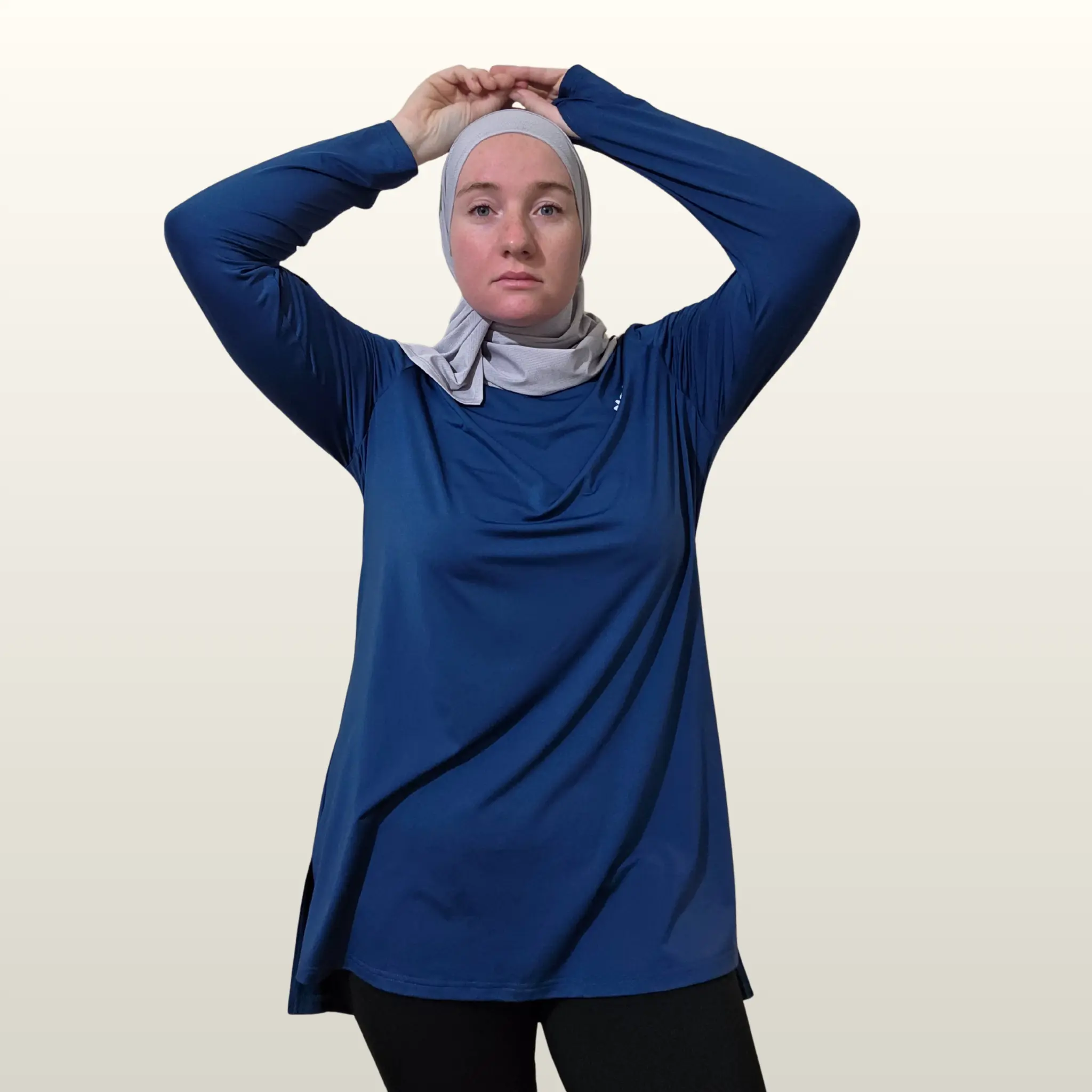 All-Around Athlete Sports Top in Navy - Sports & Outdoor Clothing for Training, Workout