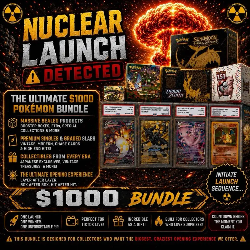 NUCLEAR LAUNCH DETECTED: $1000 Pokemon ULTIMATE BUNDLE