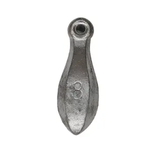 Heavy Bank Sinker 5-pack. Sizes 6oz and 8oz