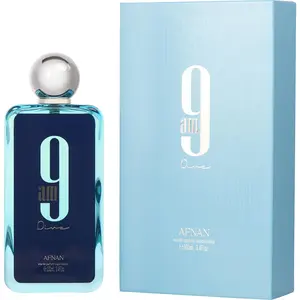 Afnan 9 Am Dive Eau De Parfum, Unisex Warm Fragrance with Patchouli, Black Currant, Cedar, Jasmine Notes (Beauty & Personal Care)