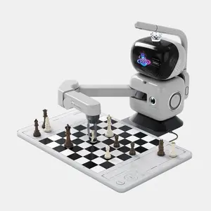 AI Chess Robot with Robotic Arm Electronic Computer Chess Board– 25 AI Levels, 1200+ Exercises, Endgame Trainer, Classic Game Replay，Back-to-school gifts
