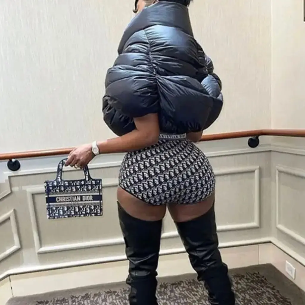 Cropped Bubble Coat