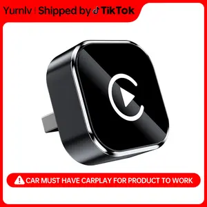 【Summervibes】YURNLV 2026 New Model Wireless CarPlay Adapter (For iPhone/Android) — Hands-Free Calling, Wireless Connectivity, Charging Support, CarPlay Converter