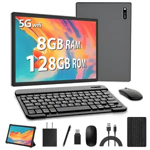 POWMUS 10.1" Android Tablet, 1280×800 IPS Display, Octa-Core 2.0GHz, 8000mAh Battery, Gaming & Learning Tablet, Best Value Budget Tablet for Study, Work & Entertainment, Limited Time Deal tiktokshopspringglowup,summervibes Usb Wireless