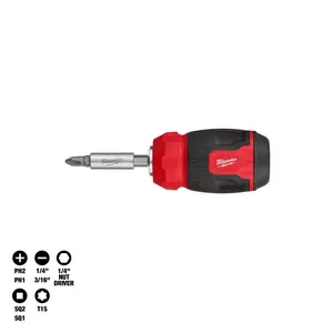 Milwaukee 48-22-2910 8-in-1 Compact Multi-Bit Screwdriver