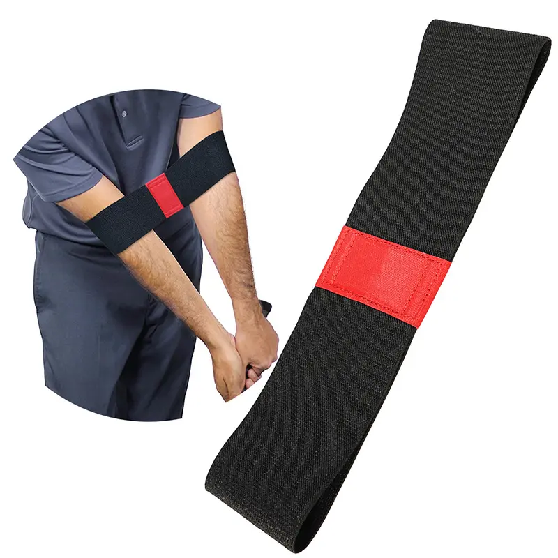 Golf Swing Training Arm Band - Posture Trainer Swing Aid for Proper Arm & Shoulder Movement, Golf Beginner Training Equipment, Swing Aid Golf Training Equipment