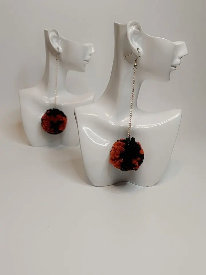 Pom-Pom Earrings