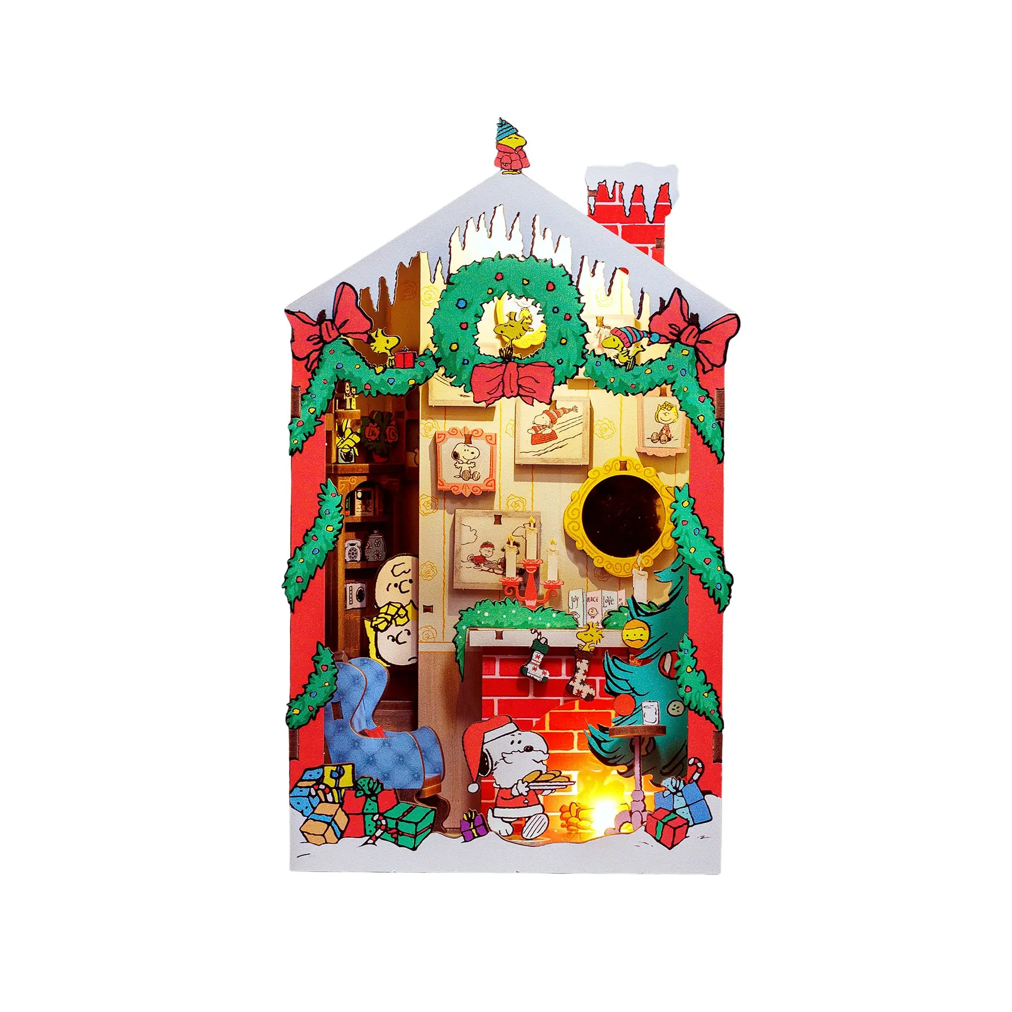 Hands Craft | Peanuts® Christmas | DIY Miniature Book Nook Kit